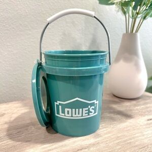Lowe’s Mini Teal Bucket
